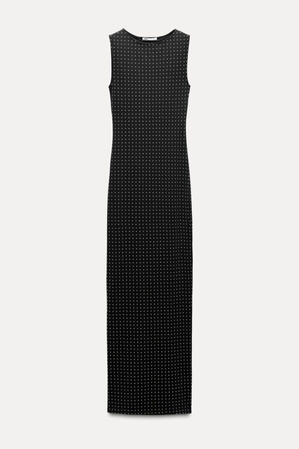 POLYAMIDE DRESS WITH RHINESTONES - Image 6
