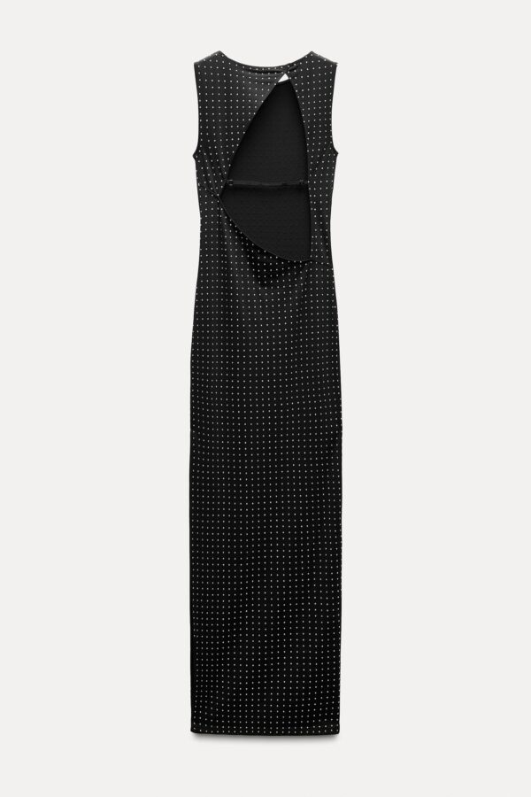 POLYAMIDE DRESS WITH RHINESTONES - Image 7