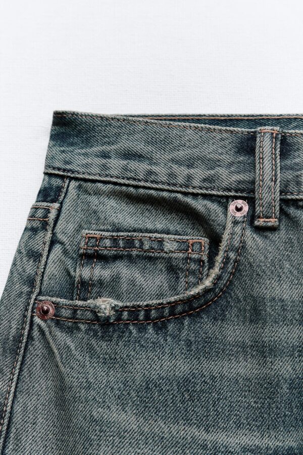 TRF WIDE-LEG HIGH-WAIST JEANS - Image 4