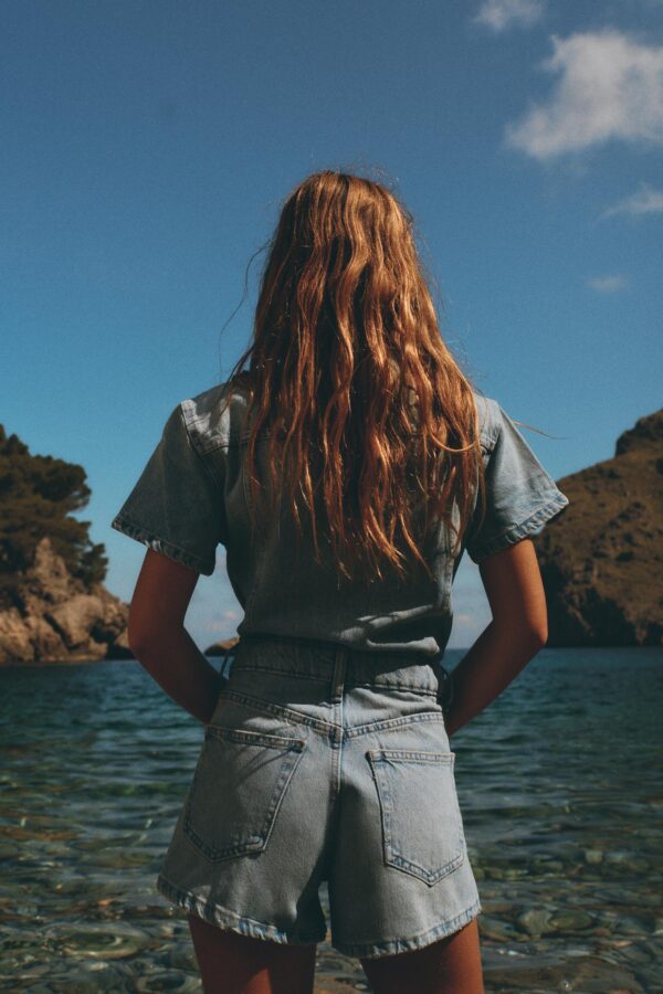 DENIM TRF PLAYSUIT - Image 5