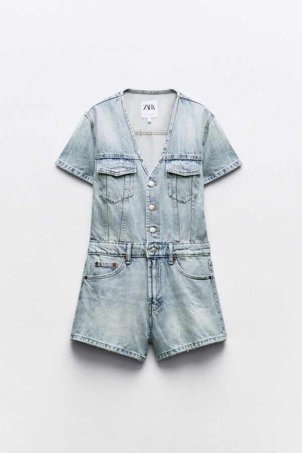 DENIM TRF PLAYSUIT - Image 7