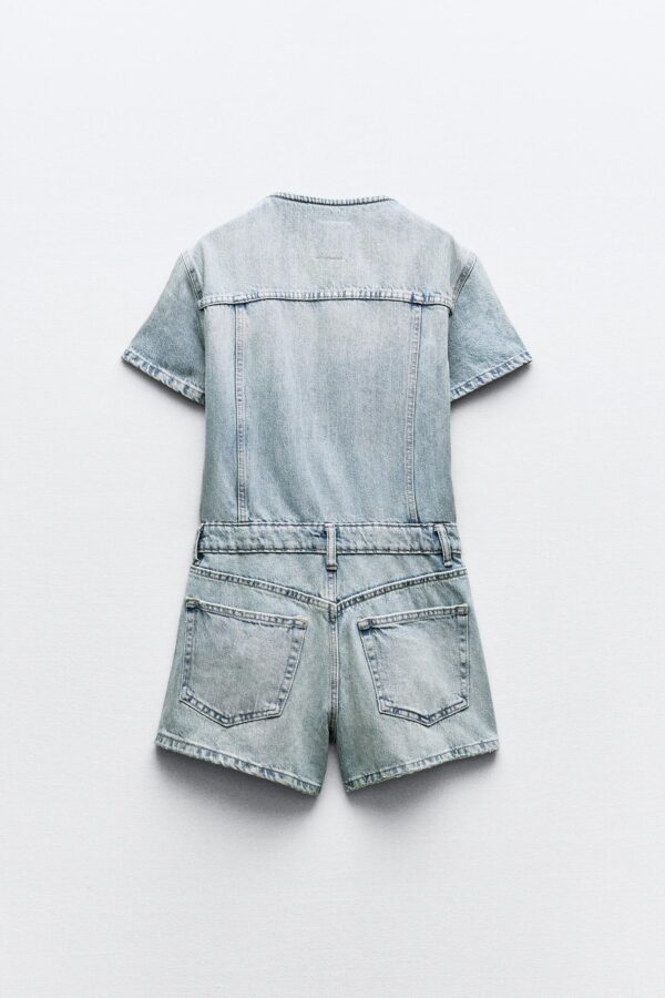 DENIM TRF PLAYSUIT - Image 8