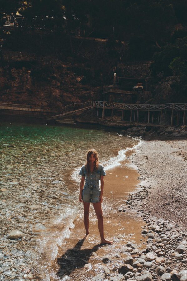 DENIM TRF PLAYSUIT