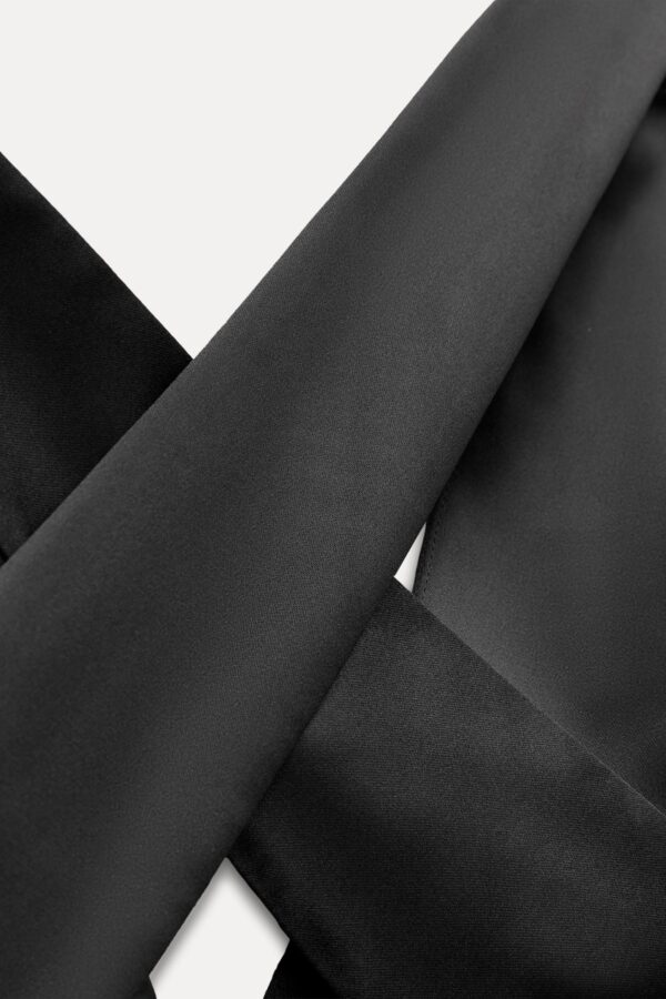 SATIN MIDI DRESS - Image 8