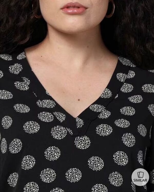 MARKS & SPENCER printed relaxed fit top - Image 4