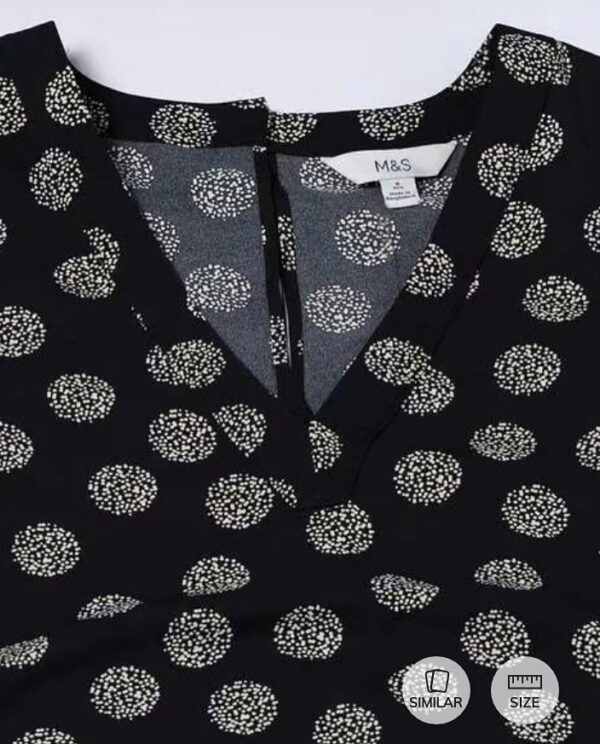 MARKS & SPENCER printed relaxed fit top - Image 5
