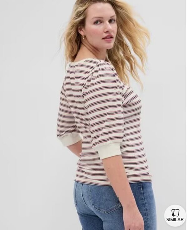 GAP striped relaxed fit top - Image 4