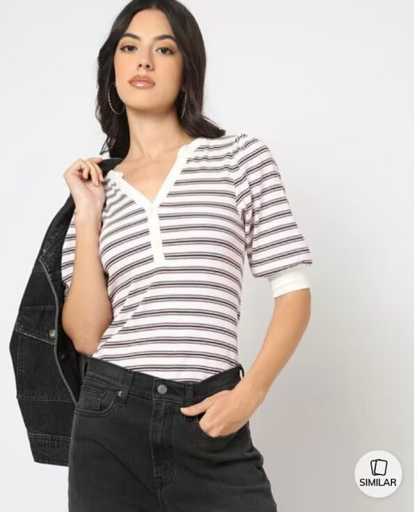 GAP striped relaxed fit top - Image 5