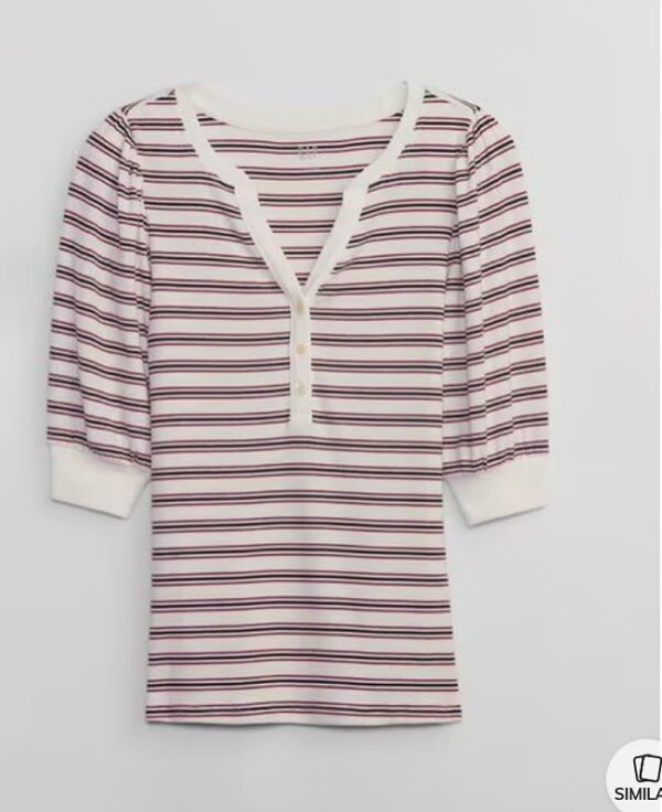 GAP striped relaxed fit top - Image 6