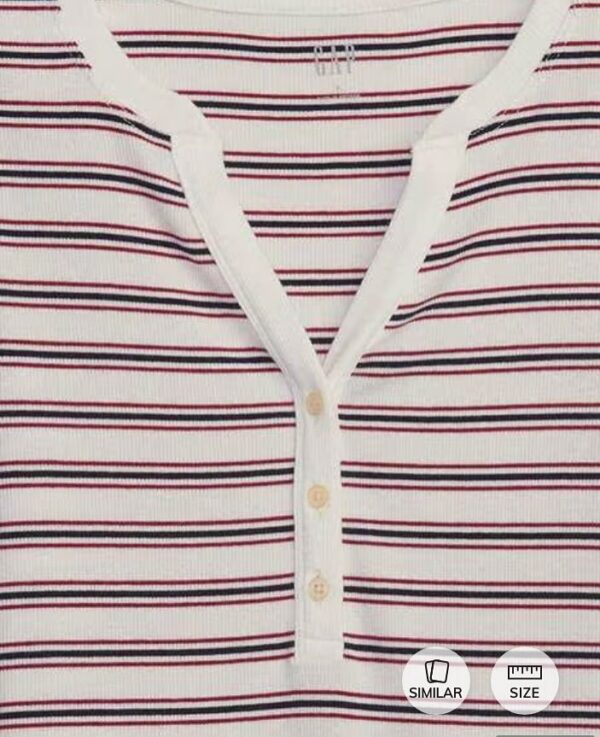 GAP striped relaxed fit top - Image 7